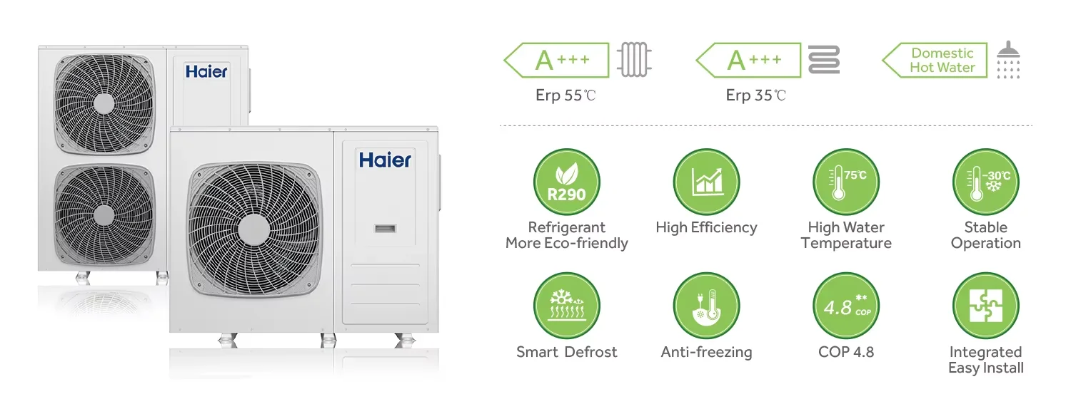 Hybrid Heat Pump, R290, Inverter, 8kW, 10kW - detail 20