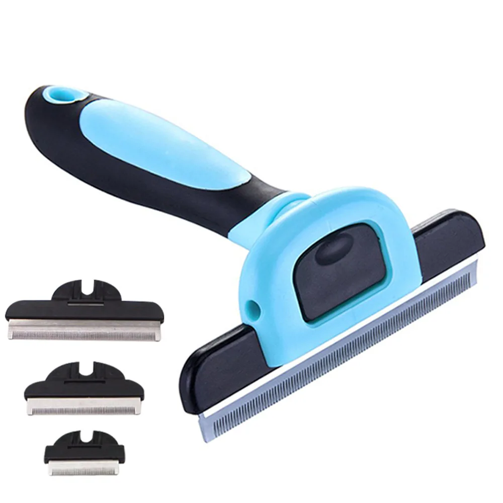 

Clean Double-side Remove Knot Undercoat Rake Dematting Comb Dog Cat Grooming Deshedding Tool