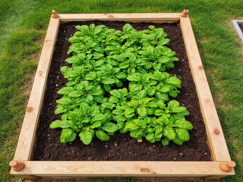 diy raised garden bed layers