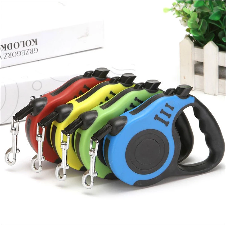 New Design Idea Amazon Hot Sale Eco-friendly Automatic Retractable Pet Leash Comfortable Handle Retractable Dog Leash 