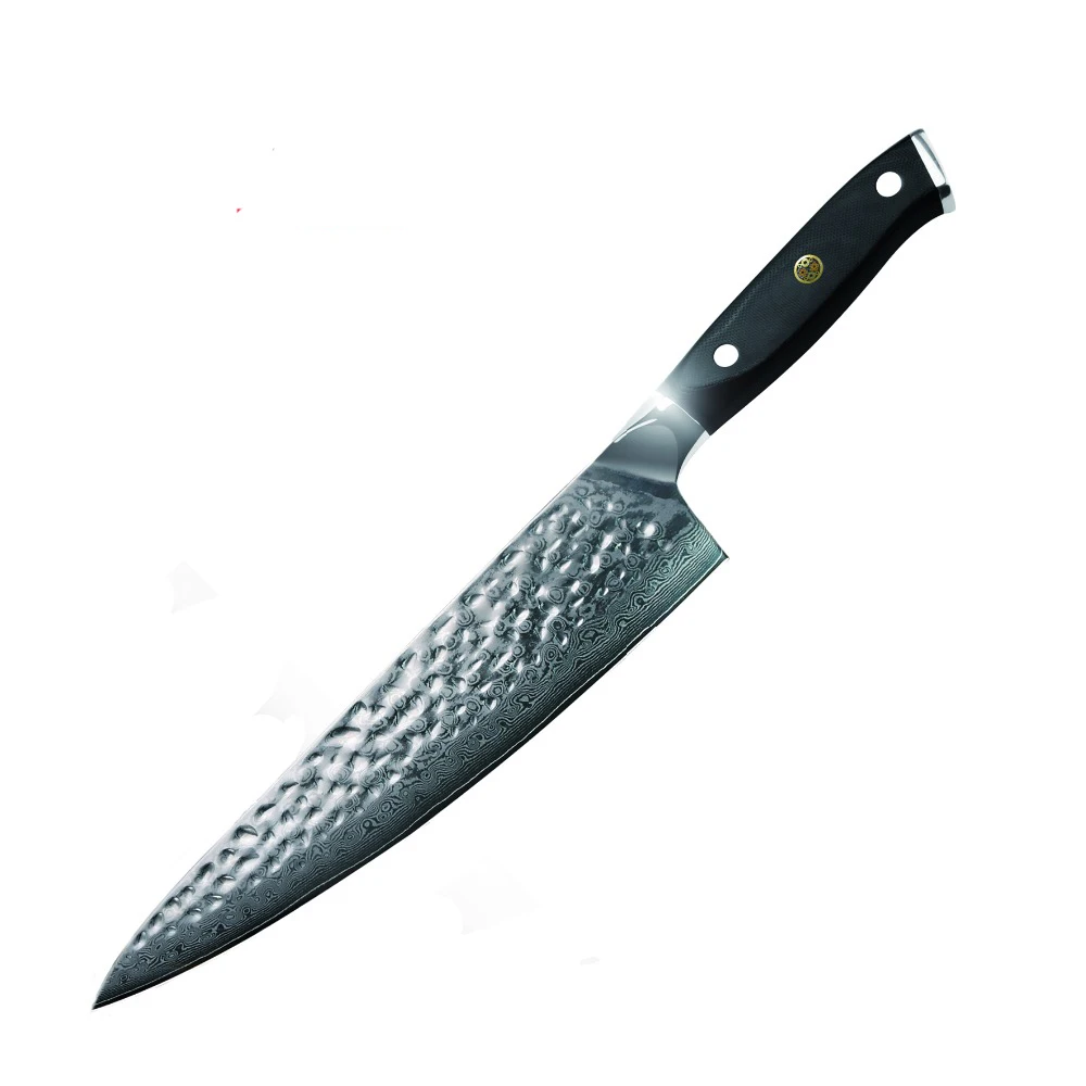 大马士革日本aus-10超级钢真空处理8 "厨师刀