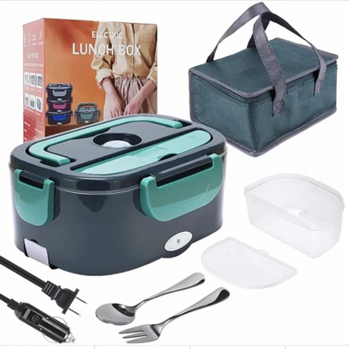 

Portable Electric Lunch Box Stainless Steel Heating Food Multifunctional Electric Lunch Box For Home Office Car