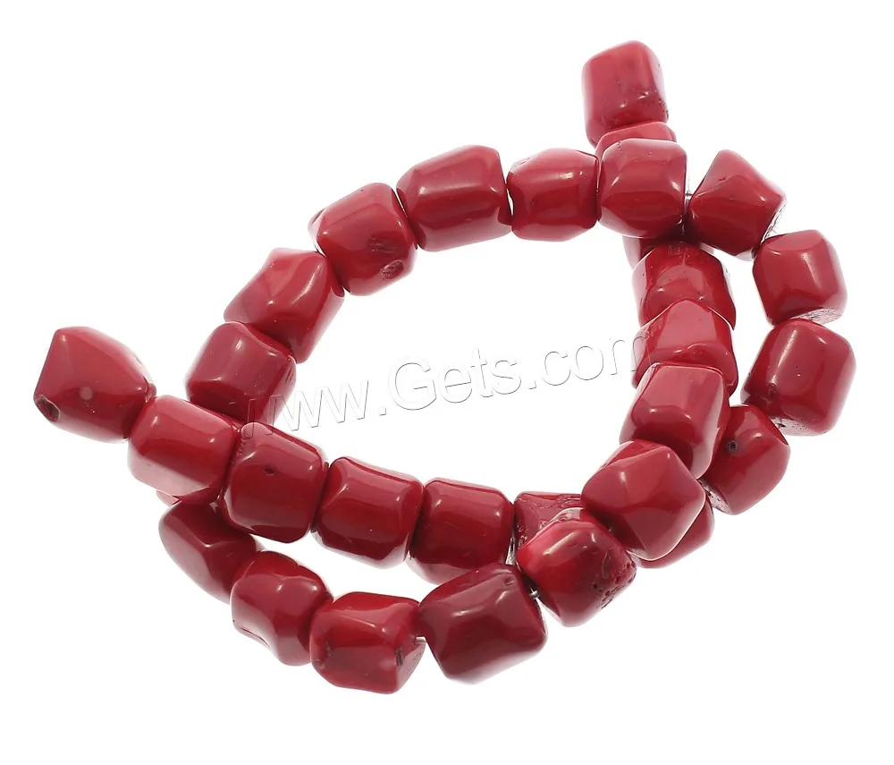 

real coral beads Flat Round 10-20mm Approx 15 Inch Approx 30PCs/Strand, Red