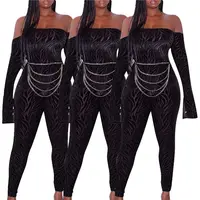

2020 womens jumpsuits sexy bodycon MOQ 1PC trendy jumpsuit New bodycon jumpsuit