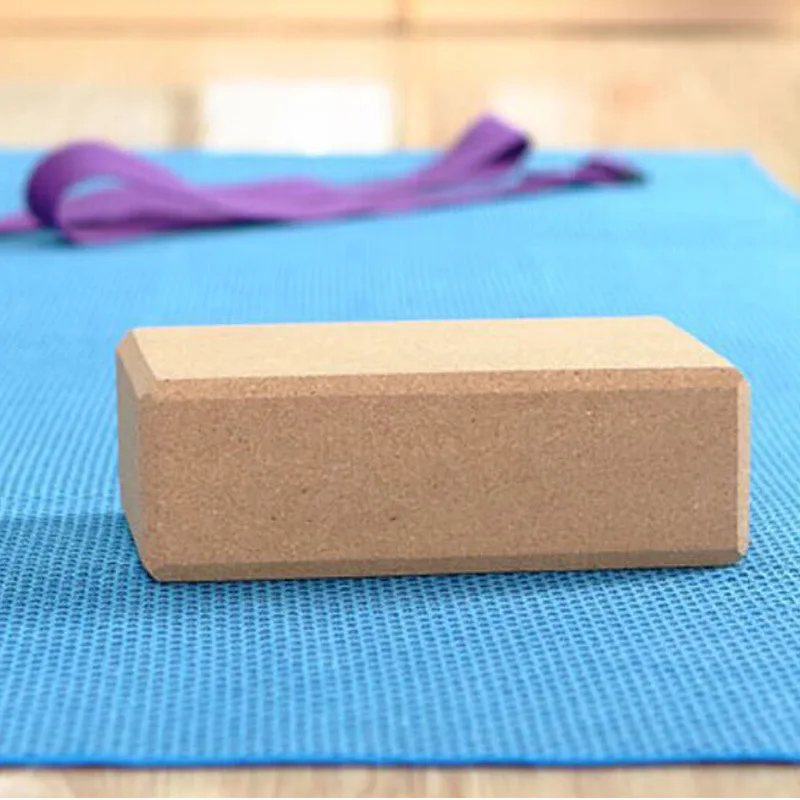 
3*6*9inch Eco-friendly Customized Logo Non-Toxic Non Slip Durable Natural Cork Yoga Block for Yoga Exercises 