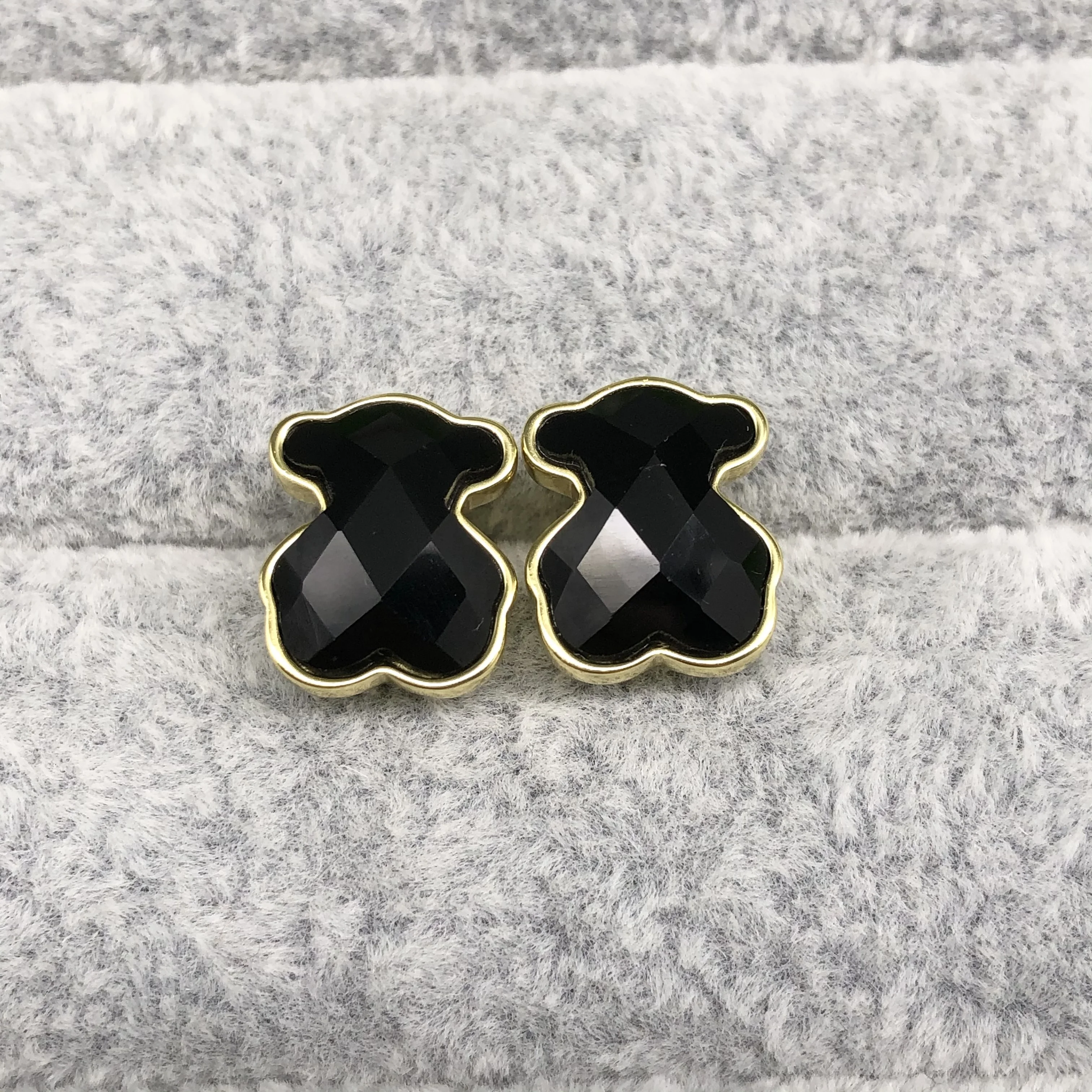 

1: 1 edition bear Ear Studs 925 touses ear stud fashion simple ear stud jewelry supplier manufacturer wholesale