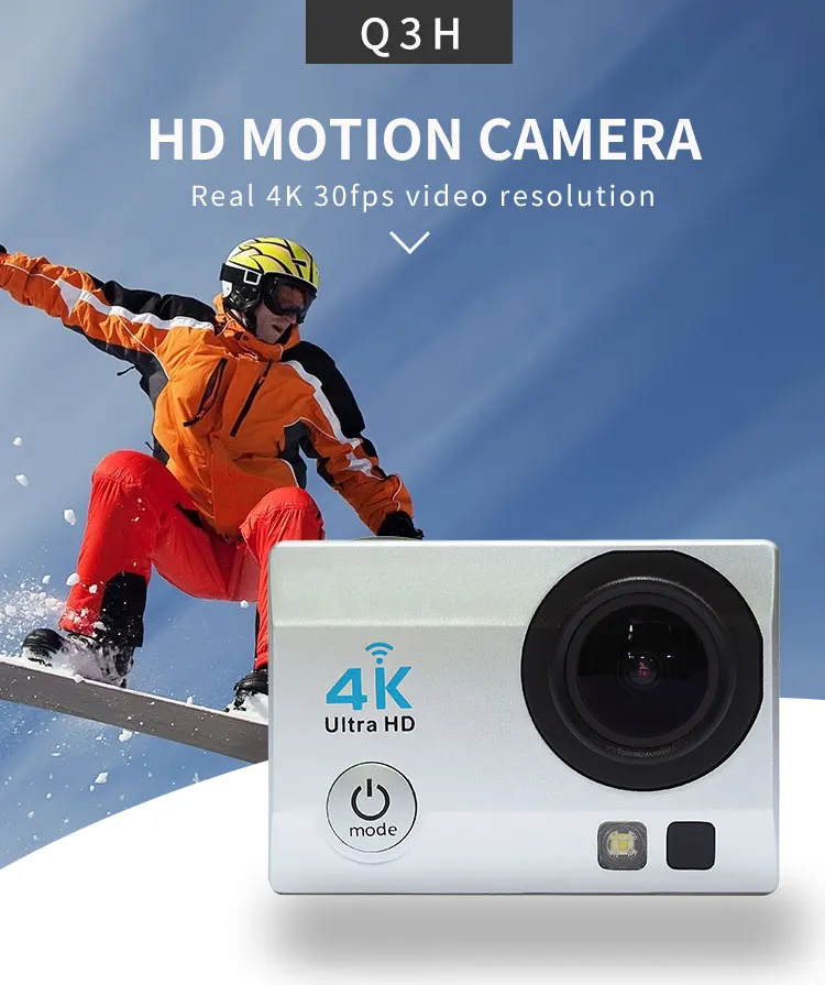 Hdking Q3h Hd Mini Sport Dv 1080p Manual Action Camera 4k 30fps Sport