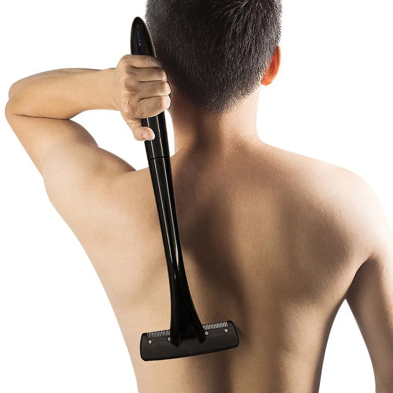 

2 in 1 Mans Extended Body Back Hair Remove Razors Single Switch Blade Manual Baby Back Hair Removal Trimmer Shaver For Men