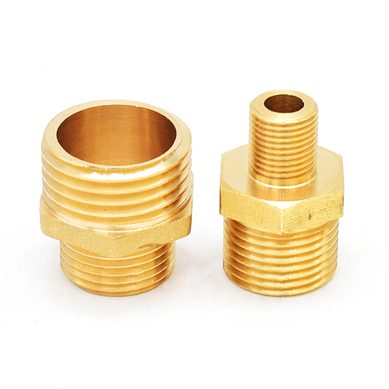 L'Eau Huile Air Gaz 1/8BSP Mâle Laiton Hex Nipple Fitting 10pcs L'Eau Huile Air Gaz 1/8BSP Mâle Laiton Hex Nipple Fitting 10pcs