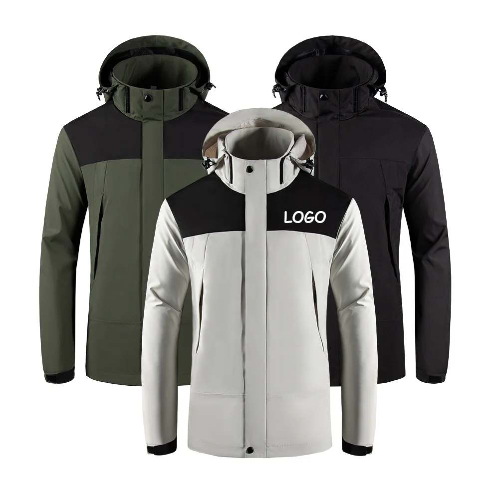 OEM ODM Men Waterproof Soft Shell Jacket Water Resistant Windbreaker Jacket Windproof Outdoor Sport Hunting Jackets