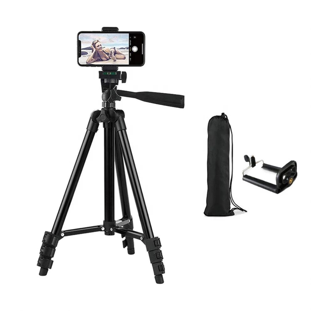 

With Carry Bag Tripod Stand Camera, Black, silver