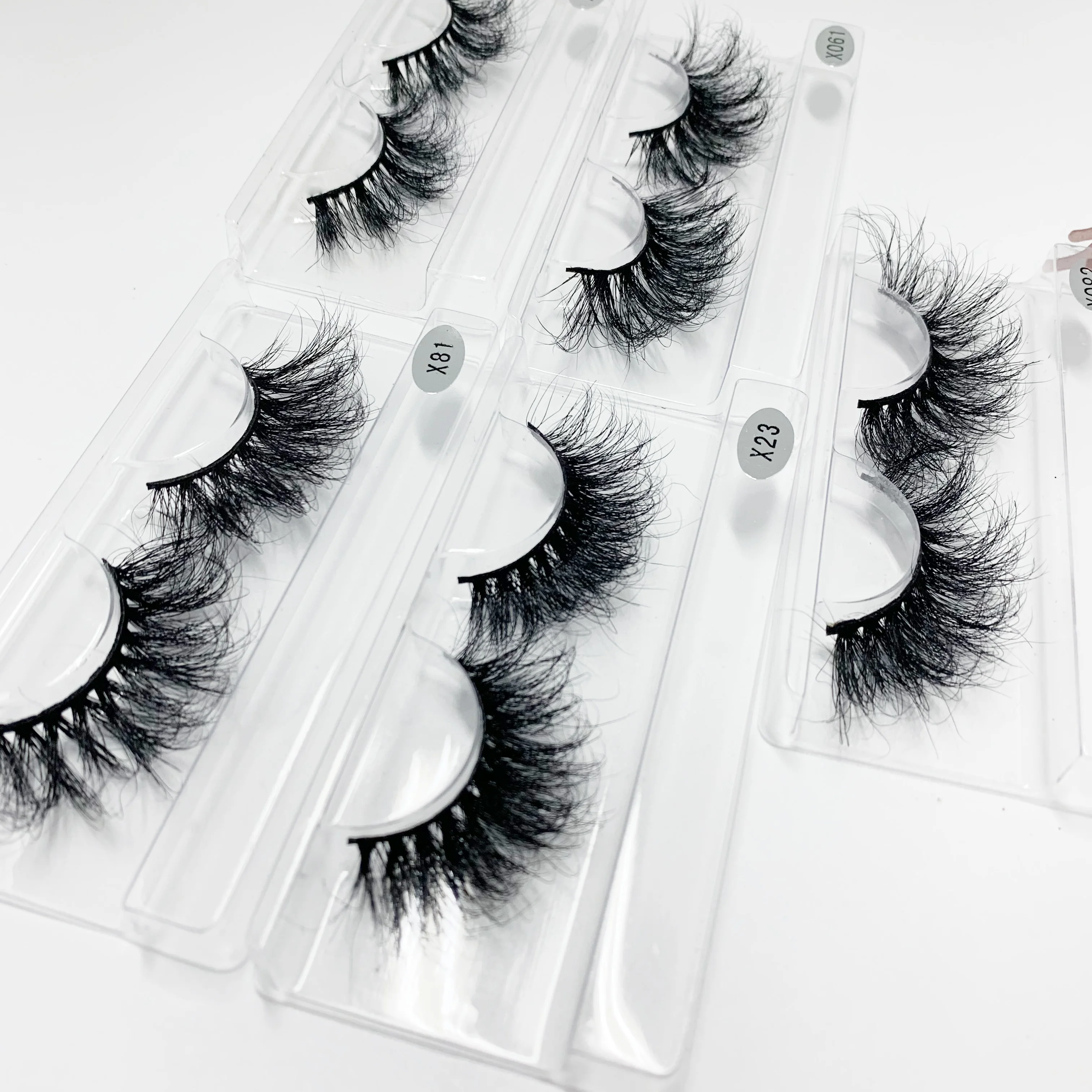 

2021 5 Pairs 7D Mink Lashes Natural False Eyelashes Dramatic Volume Fake Lashes Makeup Eyelash Extension