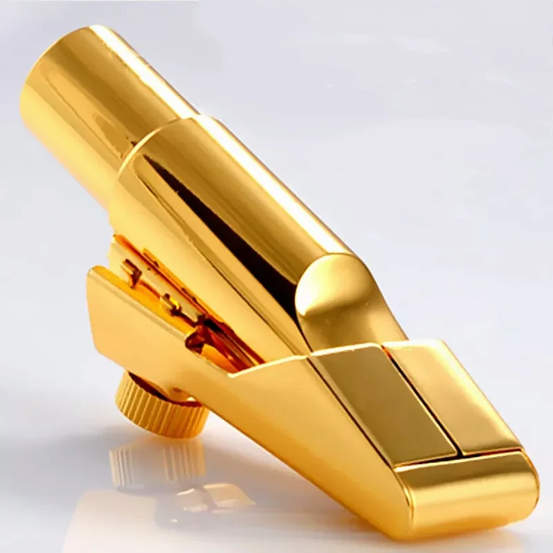 

Saxophone Eb alto/Soprano/tenor saxophone metal flute mouthpiece instrument accessories, Sliver and gold