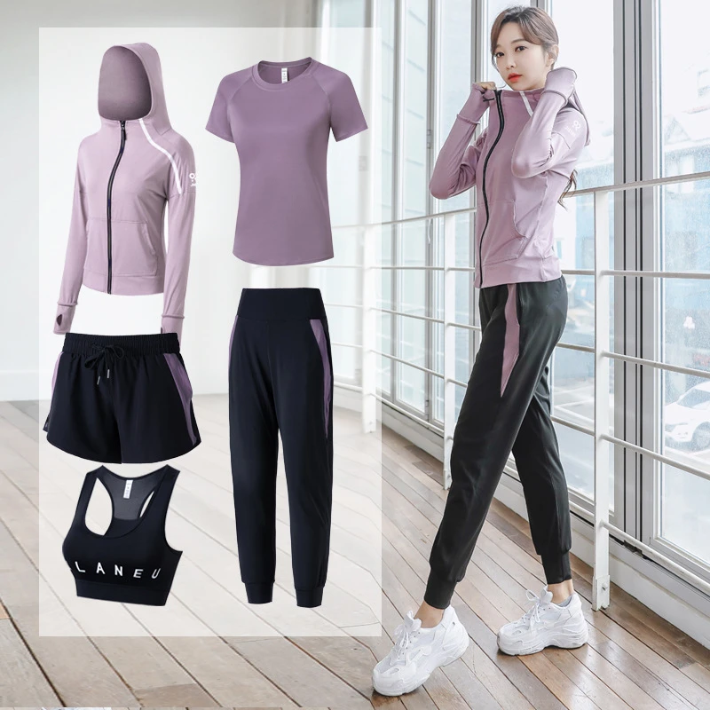 

The new yoga suit multiple sports suits can be freely matched with fitness clothes, women's running jogging breathable sportswea