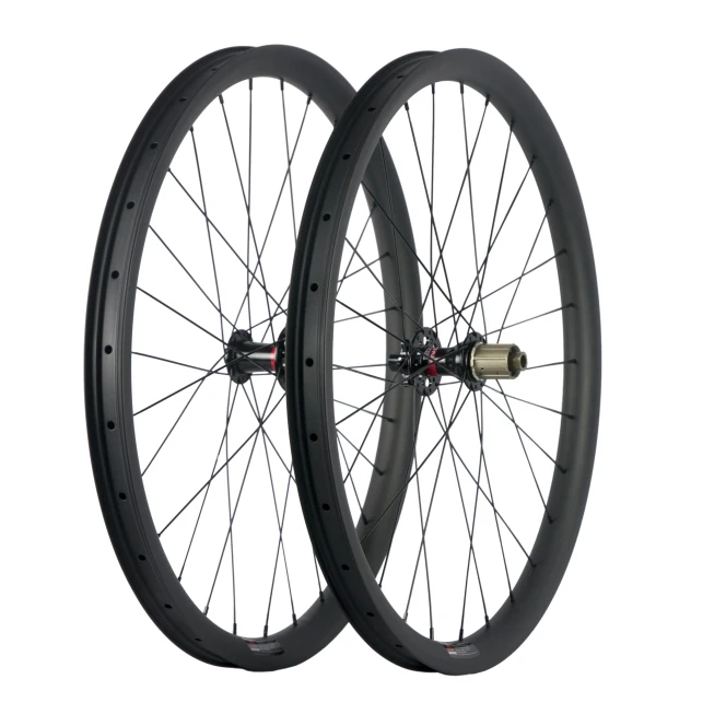 

TB2316 Windx AFF 27.5er Carbon Fiber Wheelset 25mm Depth 35mm Width AM Rims For MTB Bicycle, Black