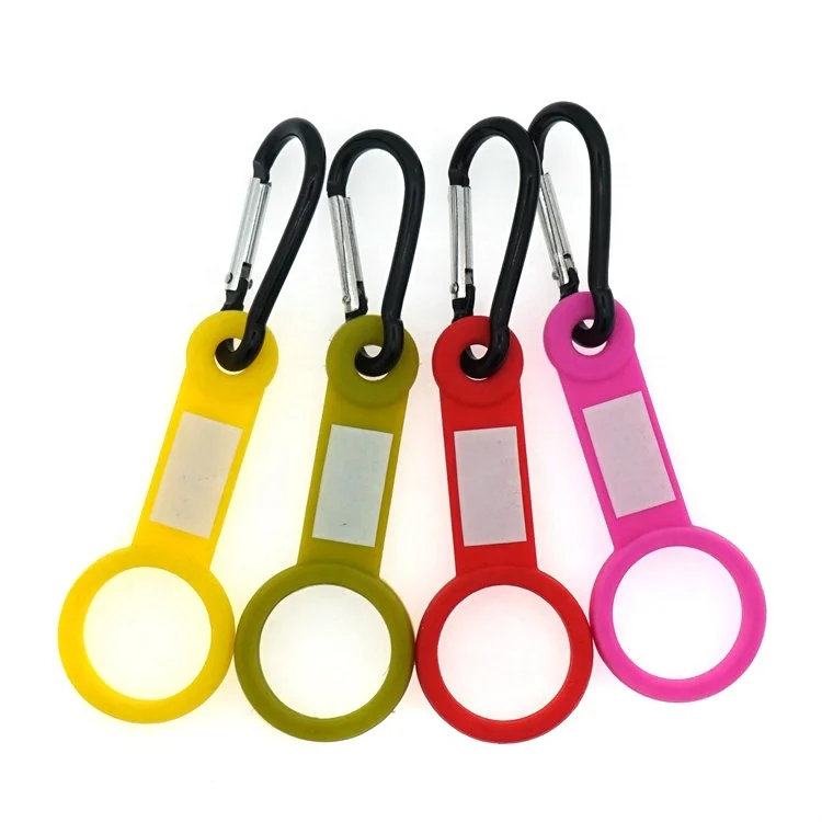 

Sedex Factory Custom logo Silicone Water Bottle Holder Hanging Tool Outdoor Travel Water Bottle Carrier Holders with Carabiner, Pantone color,custom color