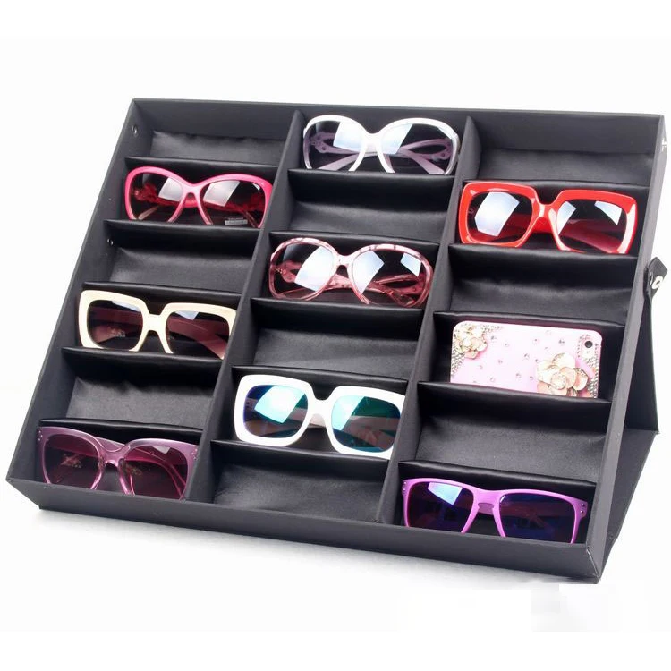 

Wholesale low moq hot selling european and usa high-end popular case sunglasses display box with custom brands