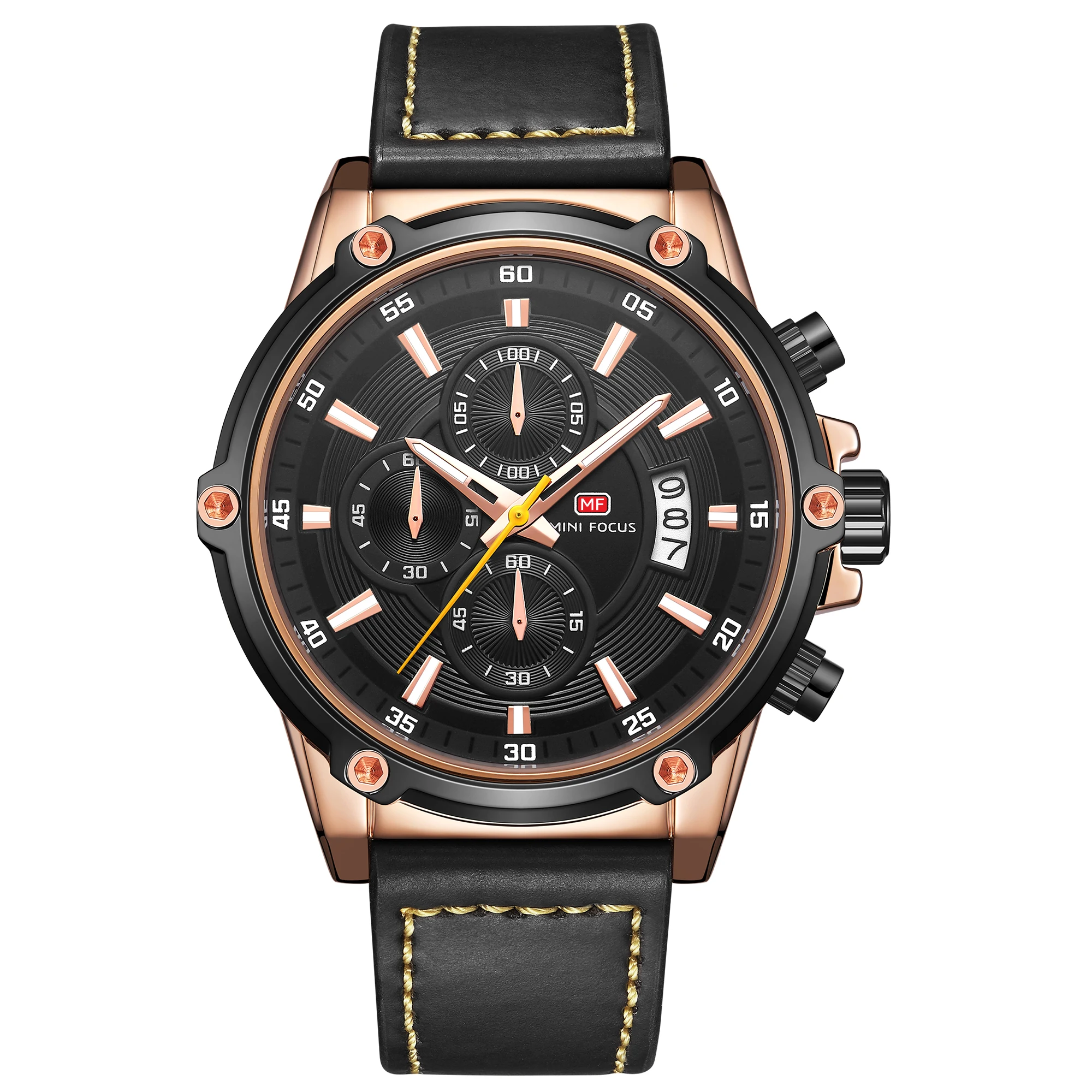 

Business Multifonction Mode Big Dial Men's Watch Calendar Luminoso Waterproof Men's Watch Casual Reloj Deportivo, 4 colors