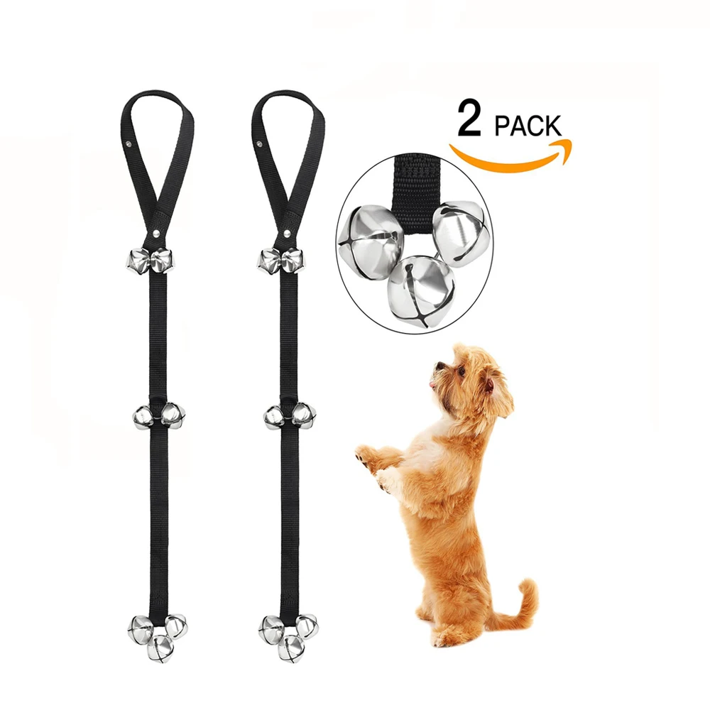 

Adjustable Door Bell for Dog Training, Black, can be customized