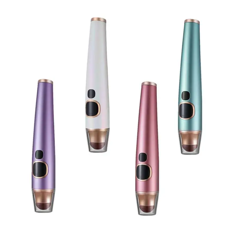 

Wholesale Portable Wireless Smart Led Screen rechargeable electric eye massager pen Beauty Electric Vibrating Eye Massager, White/pink/green/purple