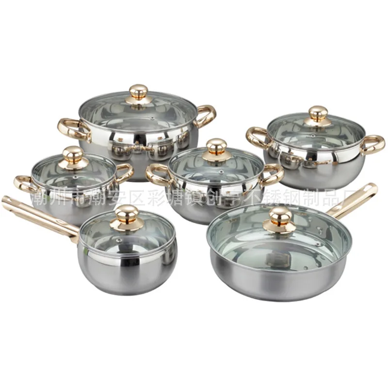 

royal prestige pot copper bottom stainless steel kitchen non stick cookware set, Customized color