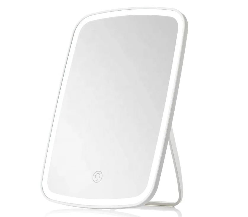 

Makeup Mirror Touch Screen Vanity Mirror with LED Brightness Adjustable Portable USB Rechargeable