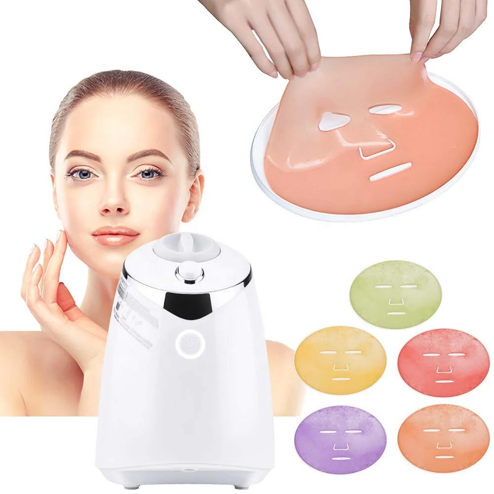 

Automatic Vegetable Face Mask Maker Natural Collagen Fruit face mask maker machine For Beauty Facial SPA, White