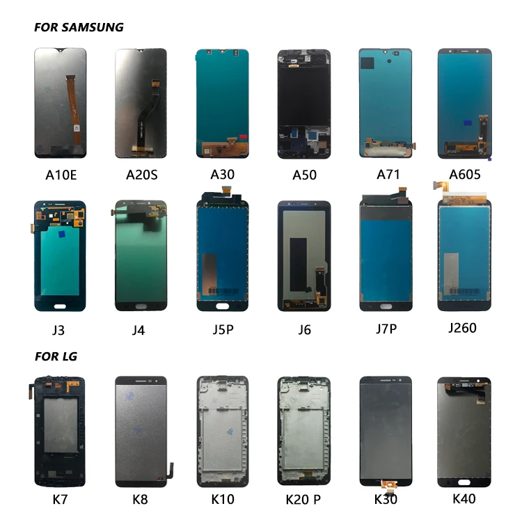 

Luodi Mobile Phone Lcd Display Source Factory All Brands Parts Screen Digitizer Assembly,Mobile Phone Lcd, Black white