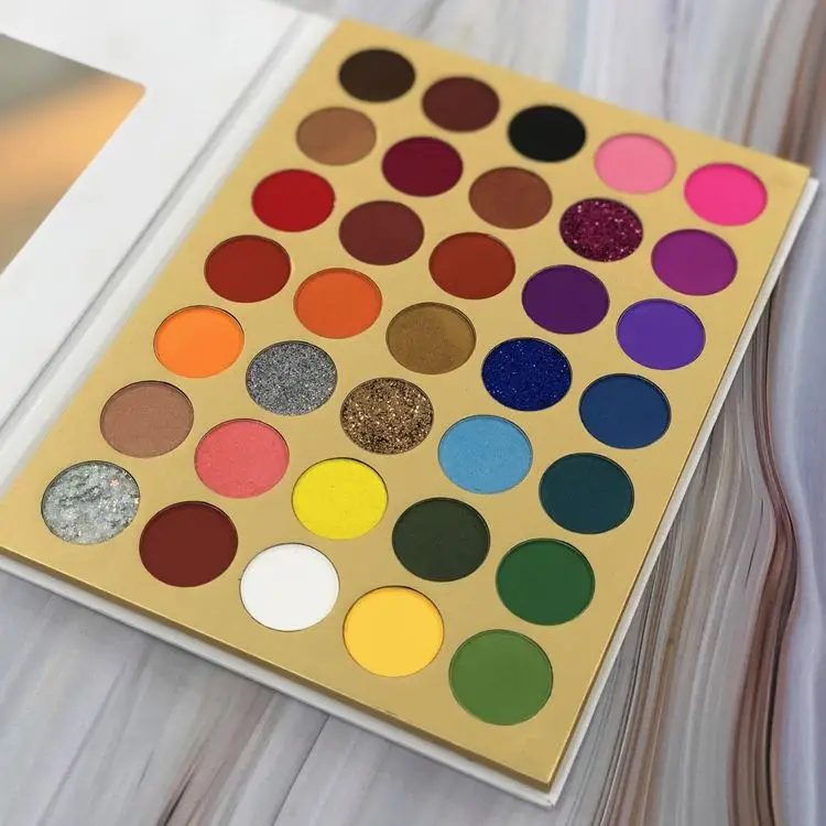 

eyeshadow palette private label custom glitter eyeshadow eye shadow, Multi-colored