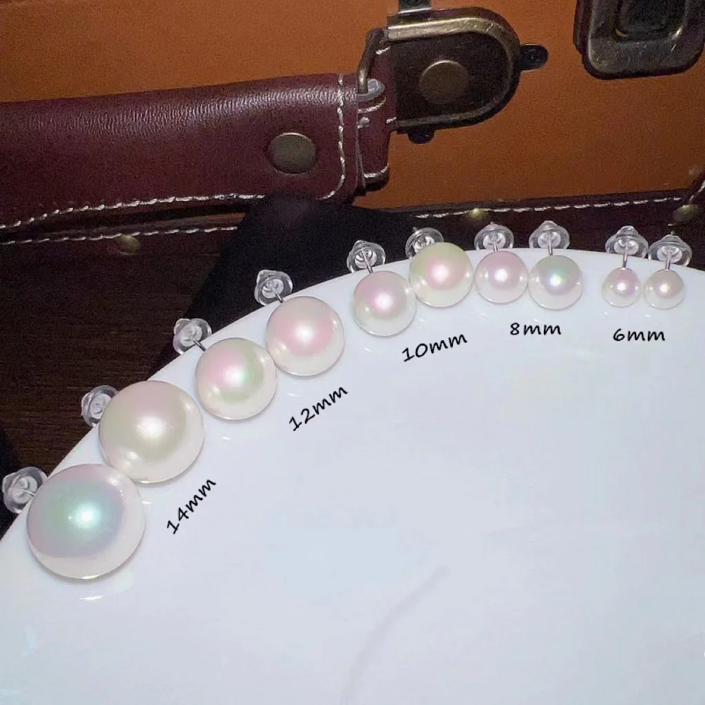 Baroque Pearl Earrings Vintage