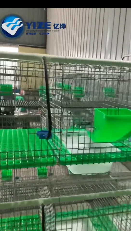 Hot Sell Easy Clean Rabbit Cage Industrial Fattening Meat Commercial
