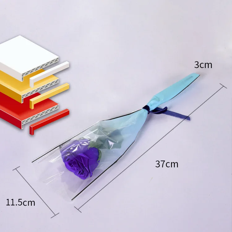 
flower sleeve paper wrapping single rose flower sleeve 