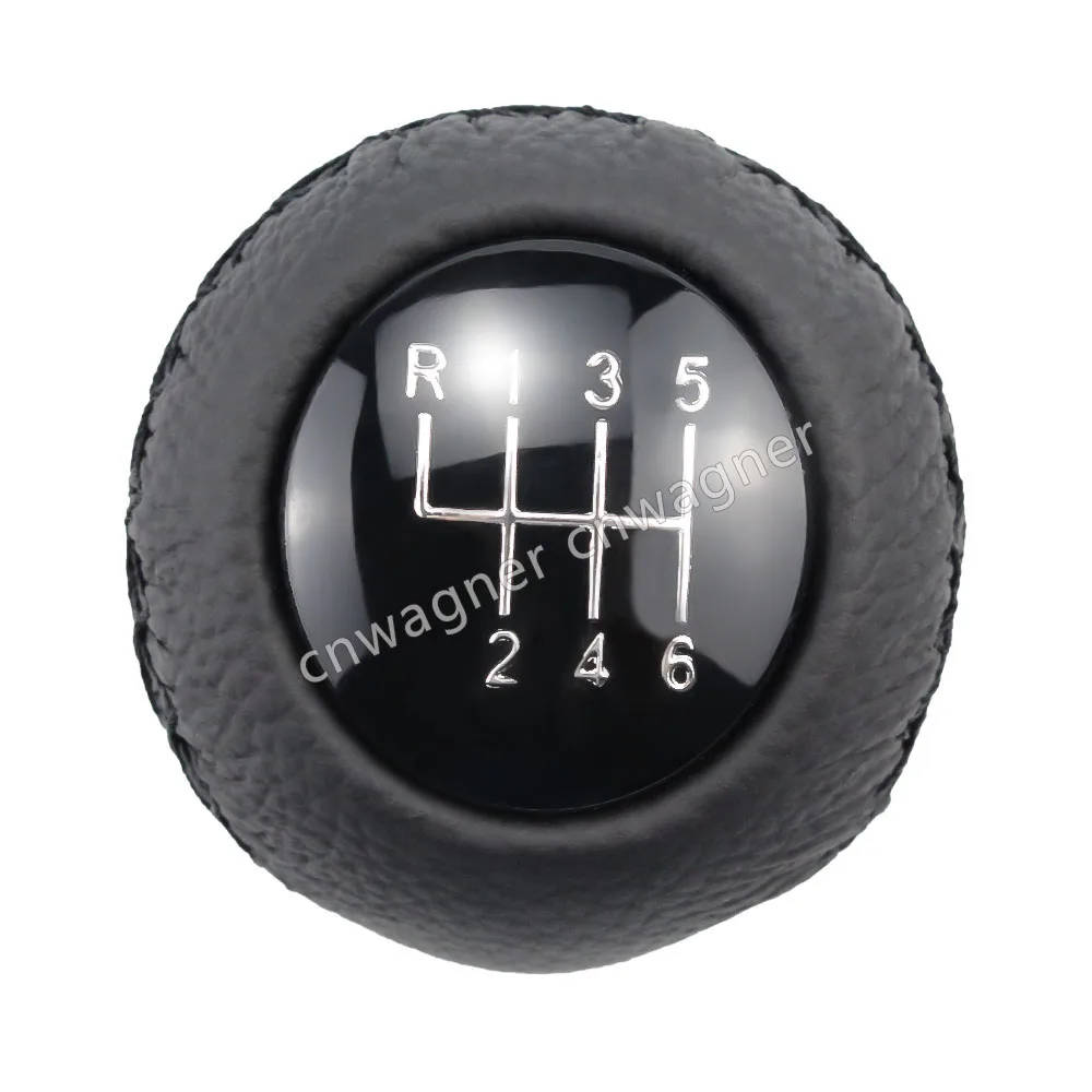 
CNWAGNER Genuine Leather manual shift knobs with button for Mazda 