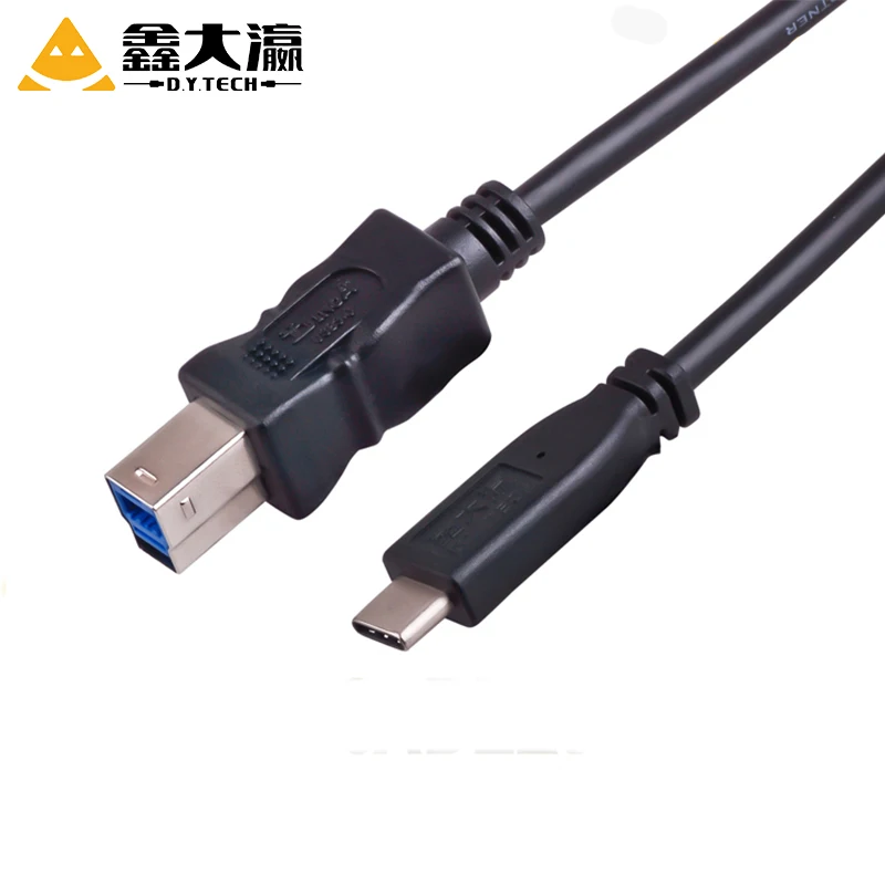 
Premium quality USB 3.0 Type c Print Cable Type c Male to Type B Male Double Shielded USB 3.0 printer cable 
