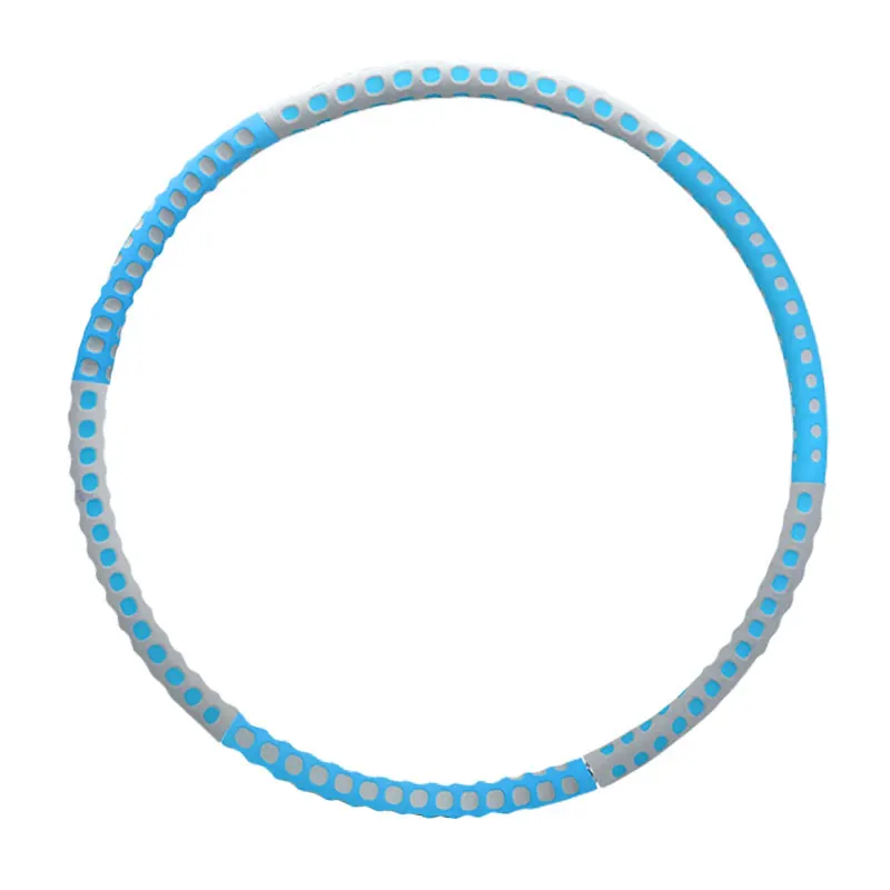 

Factory direct sale fitness exercise Hoola Hoops detachable adult Hoola Hoop, Blue