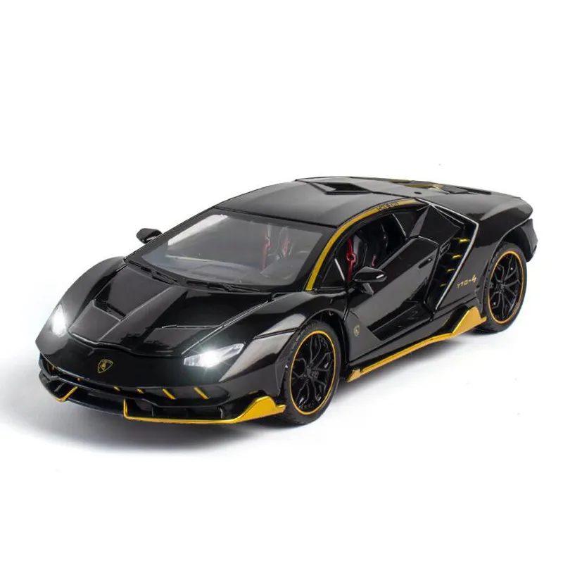 

1:32 LP770 750 Lamborghinis Car Alloy Sports Car Model Diecast Sound Super Racing Lifting Tail Hot Car Wheel For Gifts