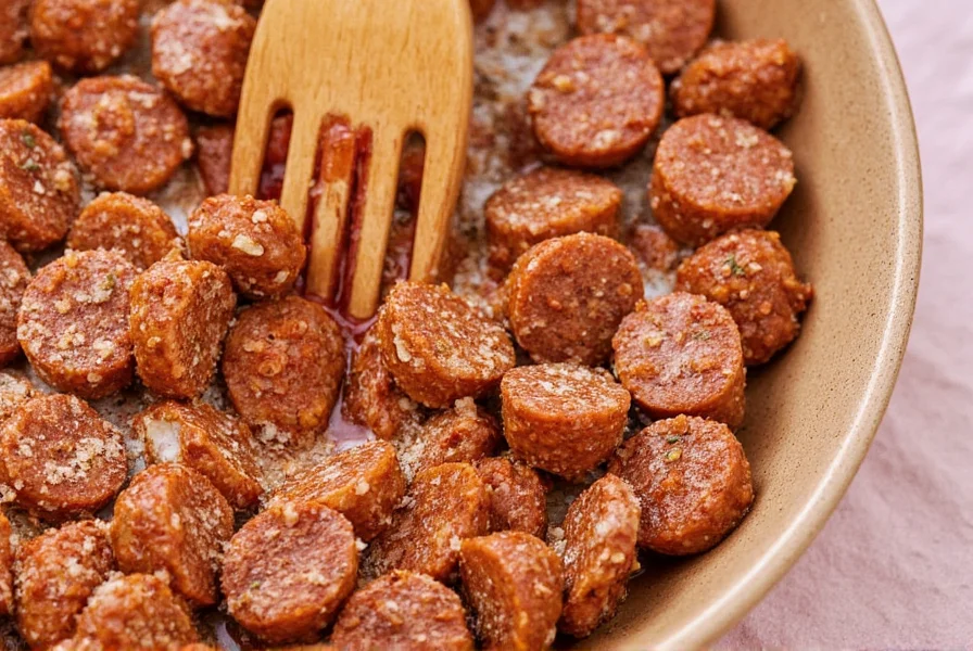 Grilled Italian sausage on plate