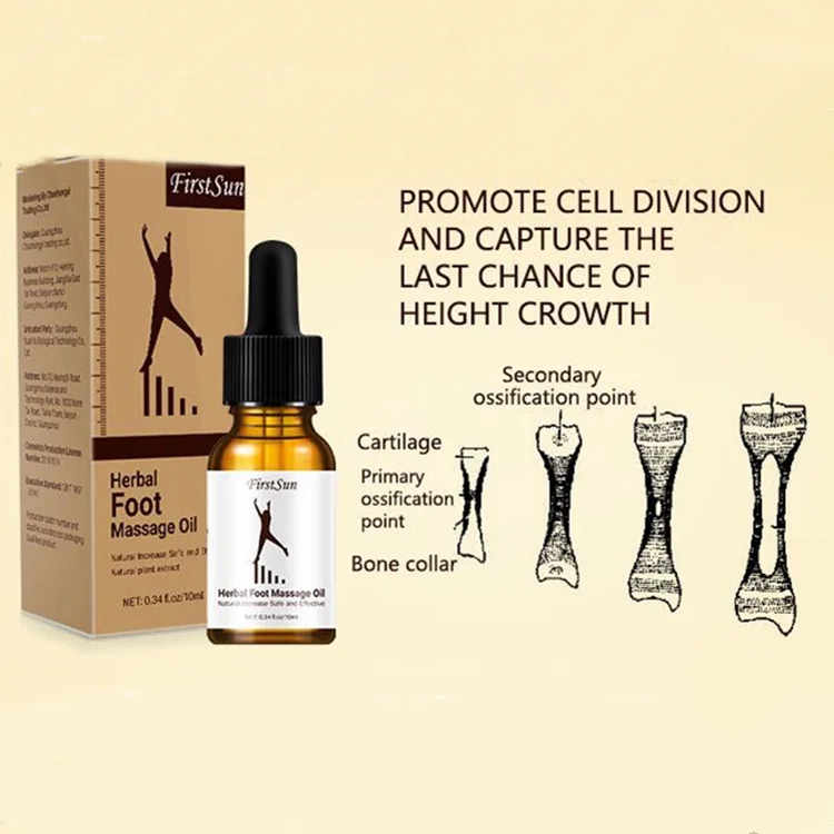 

Hot Sale Increase Teenager Height Growth Oil 10ml, Yellow shade