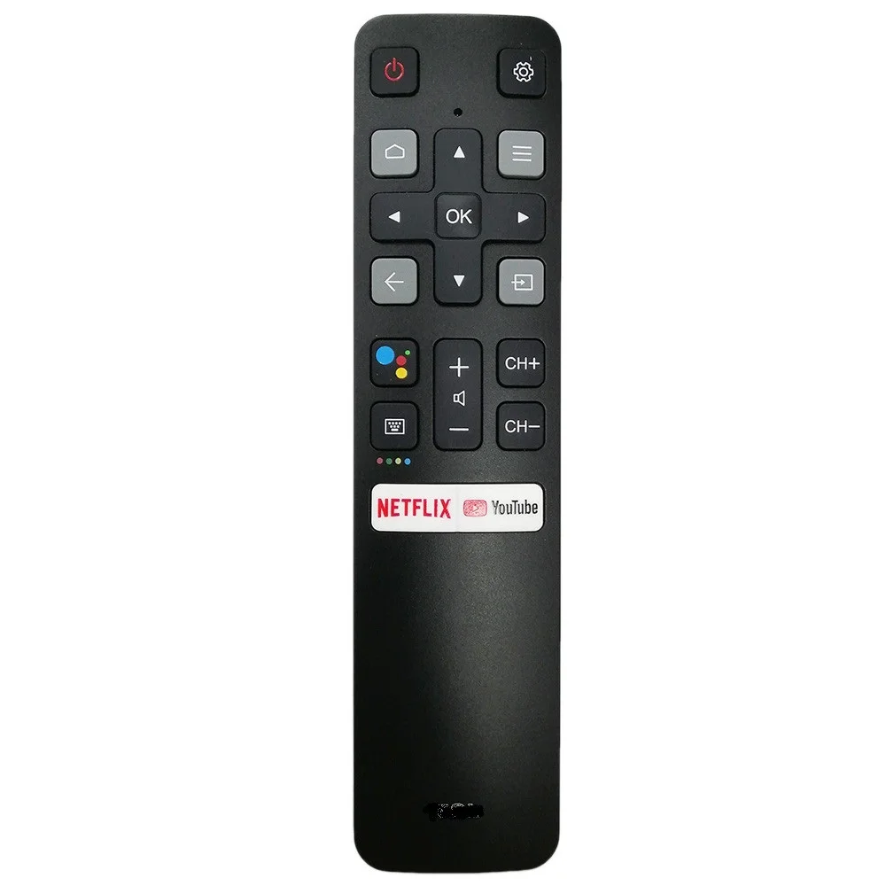 

original remote control RC802V FNR1 GoogleAssistant Voice command Control For TCL smart TV remote with Netflix and YouTube