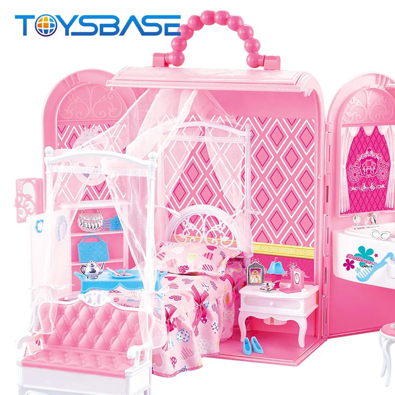 
Luxury Girl Bedroom Pretend Play Doll Houses Toy Furniture  (62286681946)