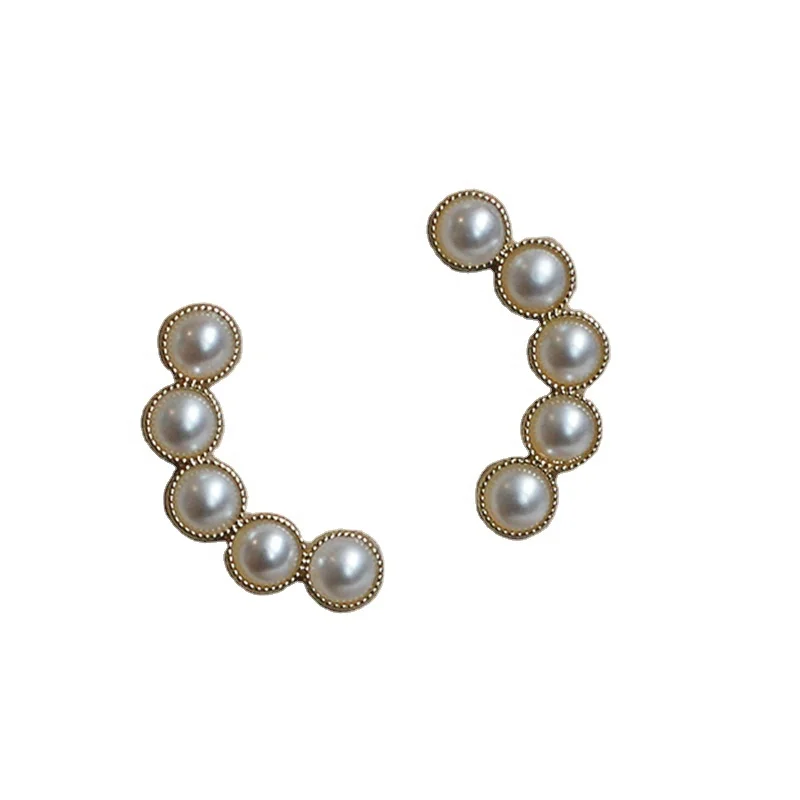 

Advanced Simple Style small earrings studs imitating pearls