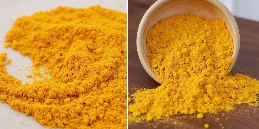 Toasting curry powder in a skillet