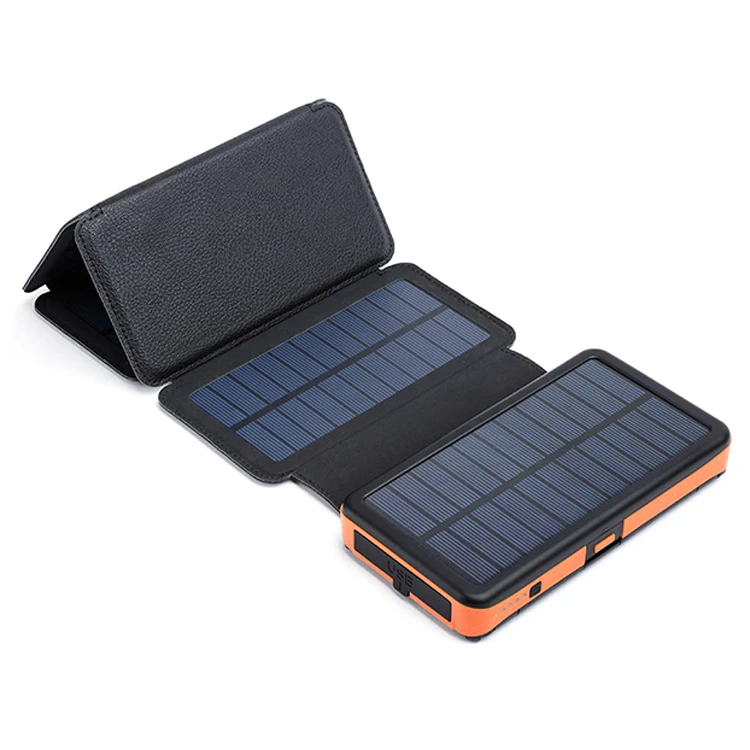 

Portable Custom Power Bank Solar 20000Mah,Solar Power Foldable 20000Mah Price Waterproof Mini Battery Charger Solar Power Bank