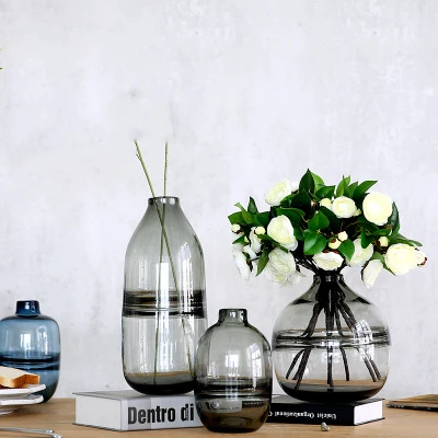 RTS Nordic transparent home creativity Nordic transparent home living room creativity glass vase home decoration pay later
