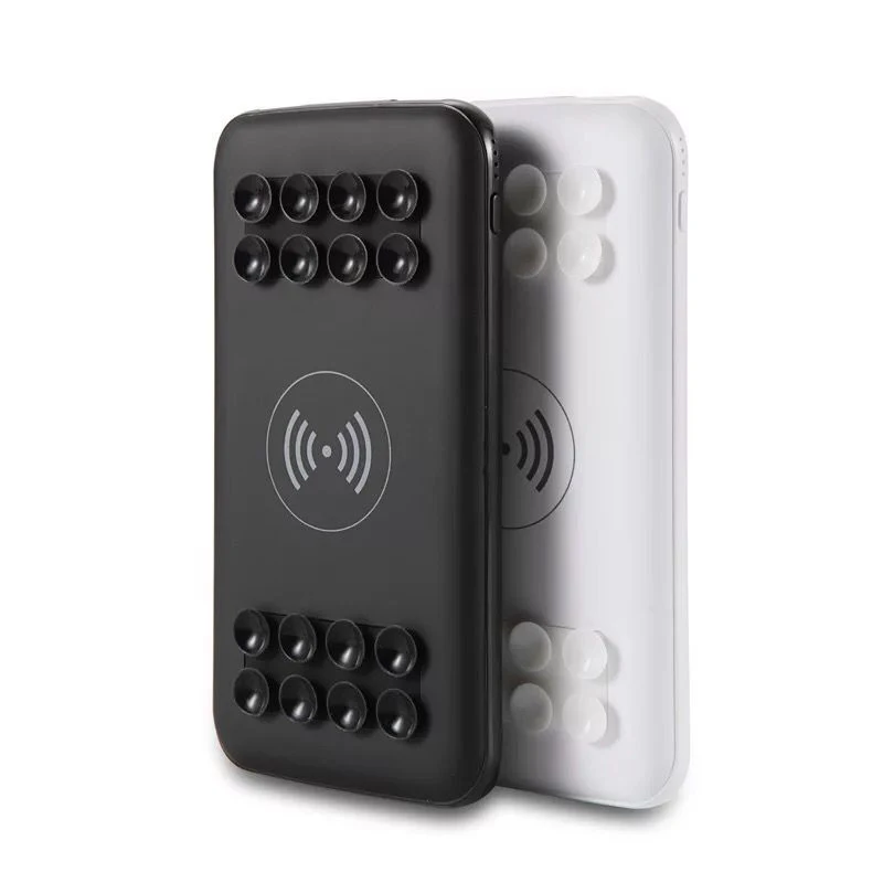 

Suction Cup Design Dual USB Wireless Charger Power Bank 10000mAh QI Wireless Charger