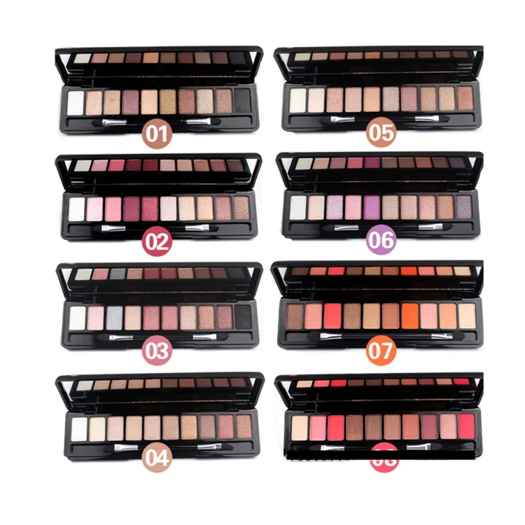 

Customized Wholesale makeup mixcolors high quality eye shadow cosmetic Eyeshadow Palette