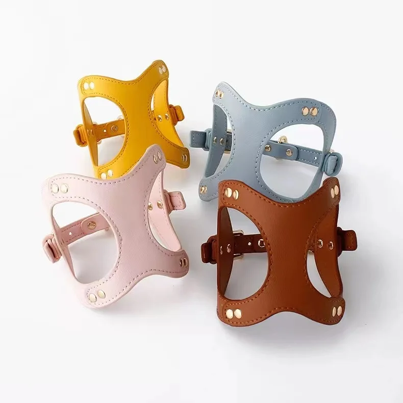

Pet Supplier Custom Wholesale Lovely Dog Harnesses Plain Leather Premium Quality Leash And Collar Soft