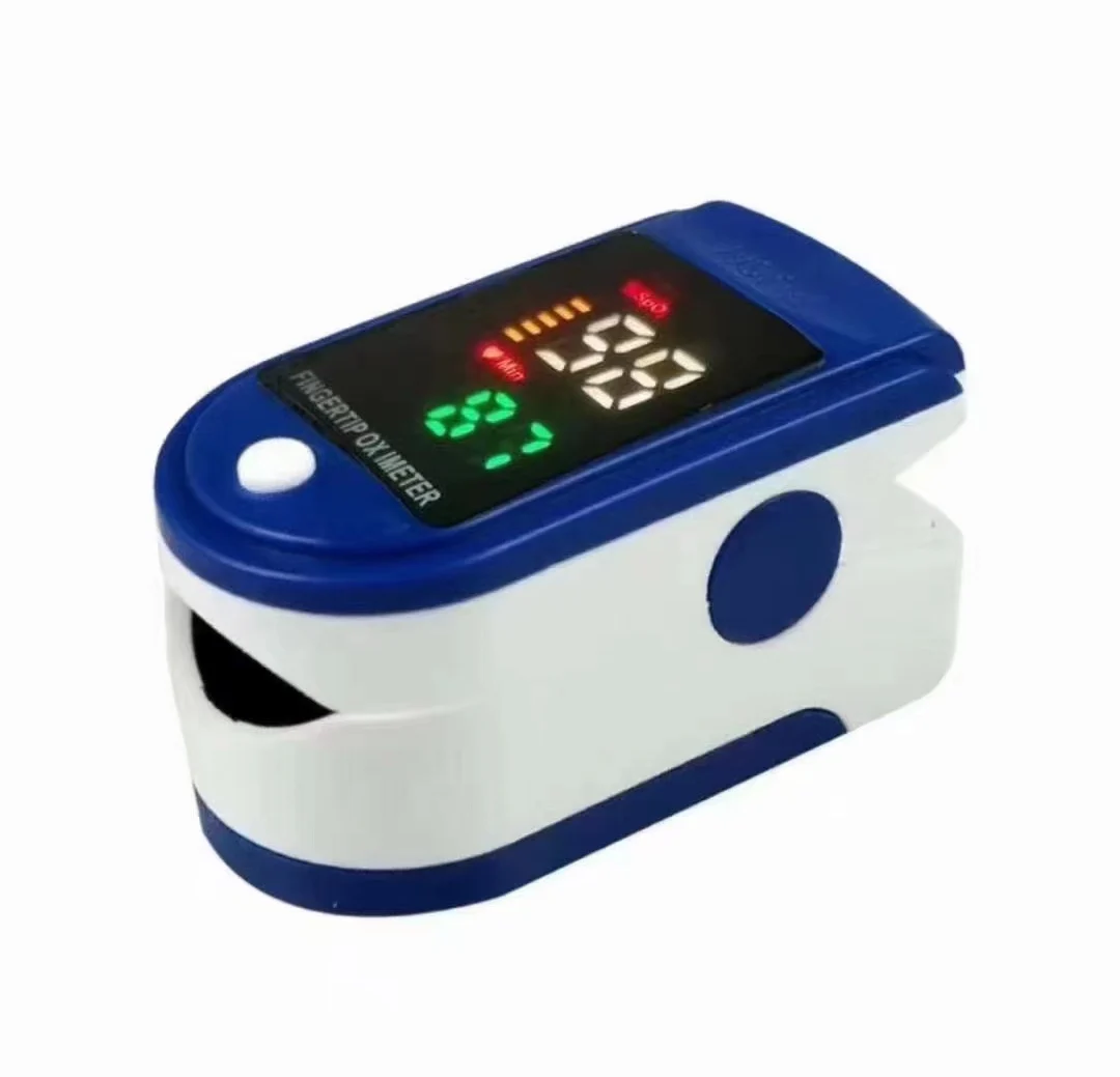 

Stock Home Use Portable 4 color LED Display Oximeters Fingertip Pulse Oximeters SPO2 Monitor Blood Oxygen Oximeters LK87