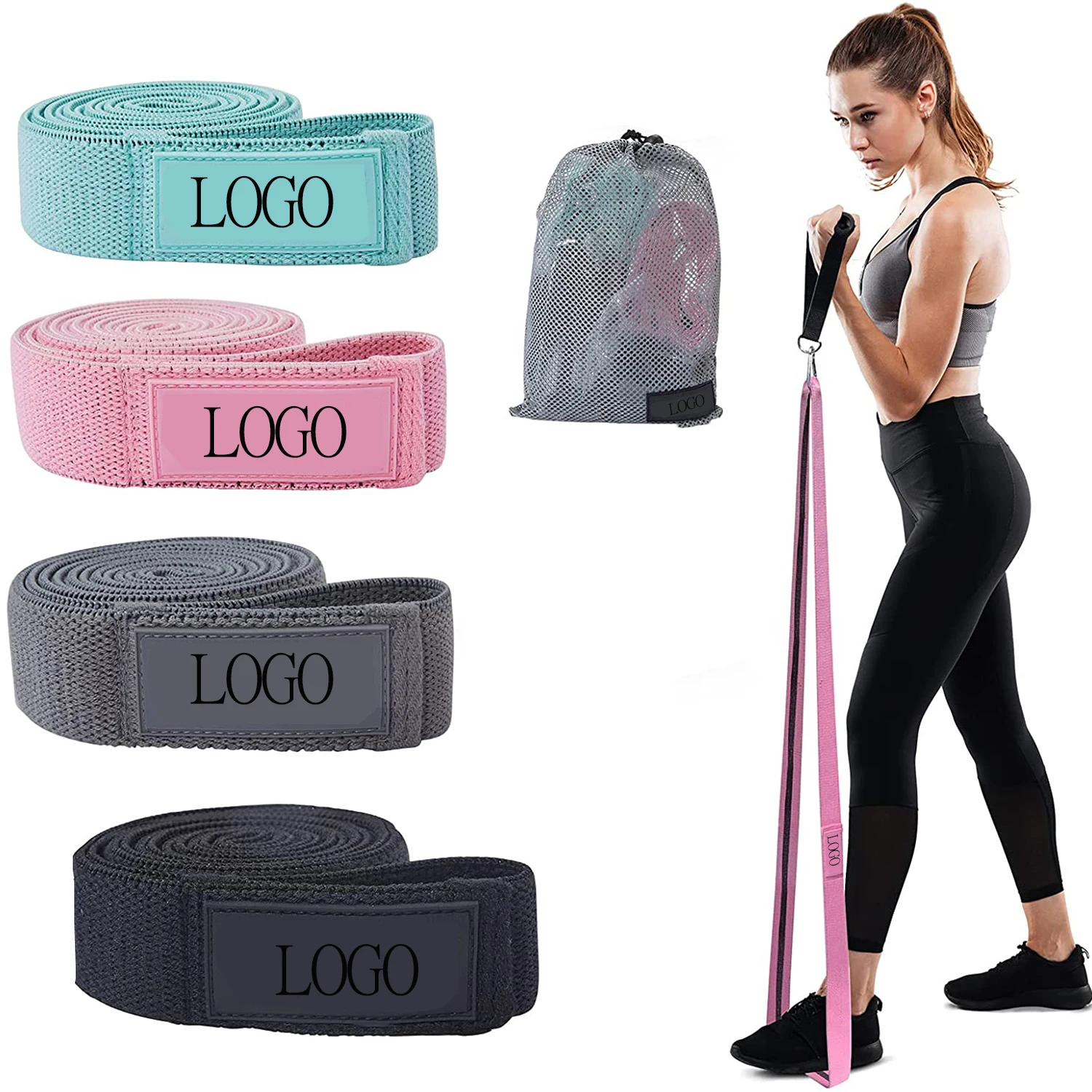 

Eco-friendly stretching and strengthenning body muscle latex resistance bands assisted pull up exercise bands, Different color is available