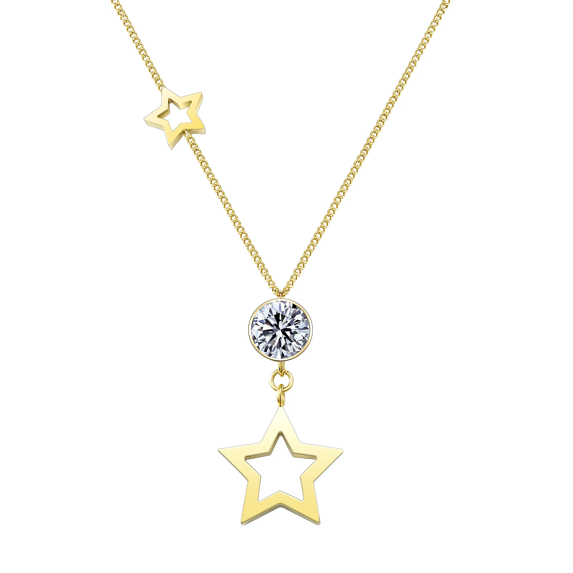

Lucky Star Pendant 18k Gold Plated Handmade Generations Necklace for Mom Granddaughter Mothers Day Jewelry Birthday Gift